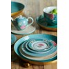 Blushing Birds Bread Plate Blue 17 cm