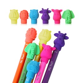 Mr. Pen- Erasers, Cap 60 Pack, Animal Eraser Caps, Erasers for Kids, Pencil Eraser, Toppers