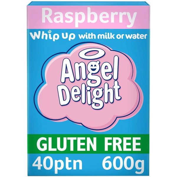 Angel Delight Raspberry Flavour Dessert Mix - 1x600g
