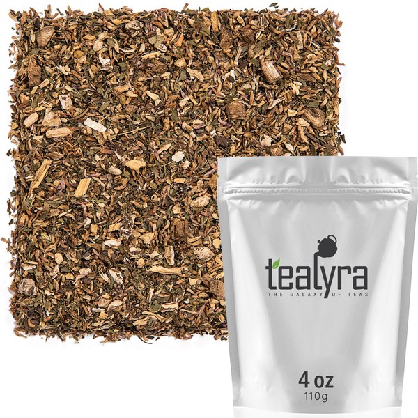 Tealyra - 911 Detox - Dandelion Root - Ginger - Peppermint - Digestive Tea - Immune System Booster - Herbal Loose Leaf Tea Blend - Caffeine-Free - All Natural - 110g (4-ounce)