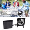 Solar Panel Fan Mini USB Outdoor Portable Cooling Fan Desktop