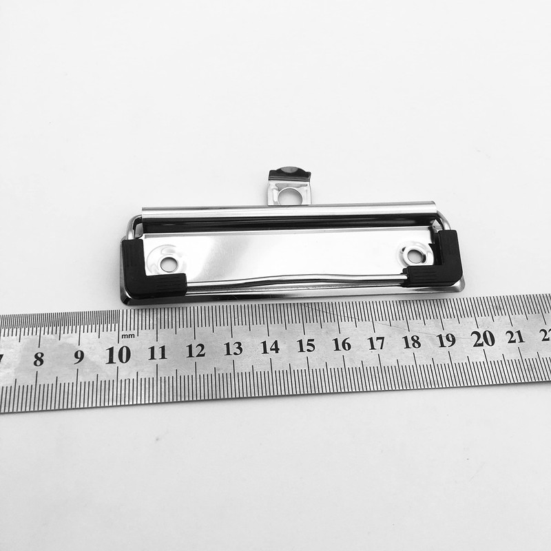 Shuokecrafts 10 Pack Clipboard Clips 3.94" Mountable Metal Clipboards Hardware