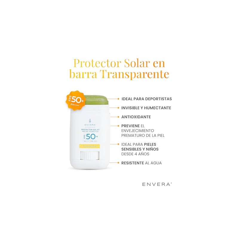 ENVERA Kit En Mi Bolsillo Invisible Stick Sunscreen SPF 50