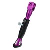 Motoforti Universal Adjustable Motorcycle Kickstand Side Support Stand Purple