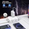 12 en 1 Regleta Multicontacto Extension USB, con 8 Salidas