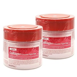 MediPeel Red Lacto Collagen Double Tight Pads (70 sheets x 2) / 메디필 레드 락토 콜라겐 더블 타이트패드 70매x2개