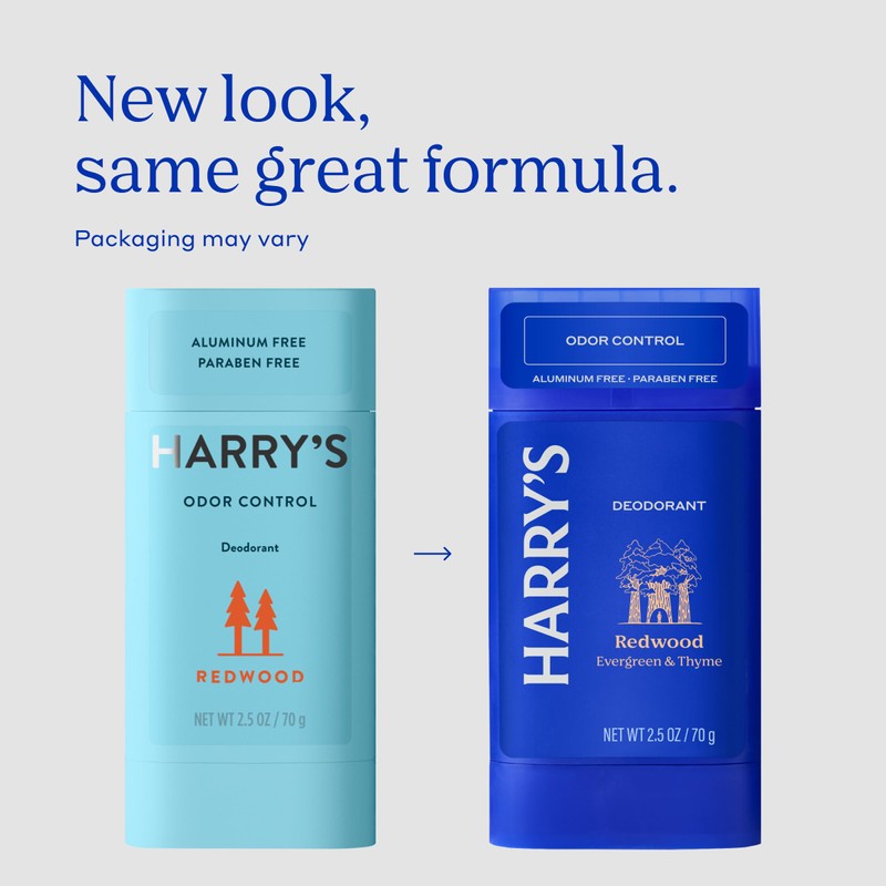 Harry's Aluminum Free Deodorant for Men - Odor Control, Redwood