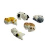 speed mao Cute Snooze Cat Ceramic Chopsticks Rest Caratry Set