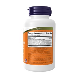 NOW Foods Supplements, Probiotic-10™, 100 Billion, with 10 Probiotic Strains,Dairy, Soy and Gluten Free, Strain Verified, 60 Veg Capsules