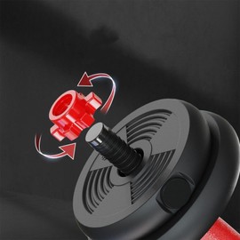 Adjustable Dumbbell Set, 5-44 lbs Free Weight Set with Connector for Barbell, Dumbbells, Push-Up Options, Fitness Exercises for Home Gym Suitable Men/Women (FAN-44POUNDS)