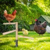 Kalekey Chicken Perch Toy for Coop, Chicken Perch Stand Wooden