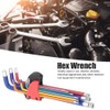 Lengthened Type Flat End Hex Wrench Set Socket Head Wrench