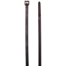 Hellermann Tyton T50L0UVC2 Standard Cable Tie, 15.35" Long, 50lb Tensile Strength, PA66UV, Black (Pack of 100)