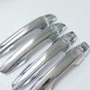 CYAuto Carbon Fiber Chrome Exterior Door Handle Cover Trims for