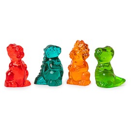 Snack Attack Gummy 3D Dinosaurs Gummy Candy Assorted Fruity Flavors Double Sealed Freshness Fun Treats for Kids & Adults 5lb Bag