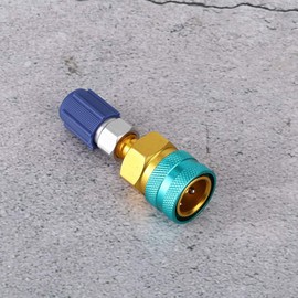ciciglow 1234YF to R134A Low Side Quick Coupling R1234YF Low Side Quick Coupling Aluminium R134A Adapter for Car Air Conditioners