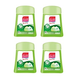 Muse No-Touch Foaming Hand Soap Refills, Case of 12, Green Tea, 8.5 fl oz (250 ml) x 4, Sterilization, Disinfectant, Quasi-Drug Classification (Japan), for Automatic Dispensers
