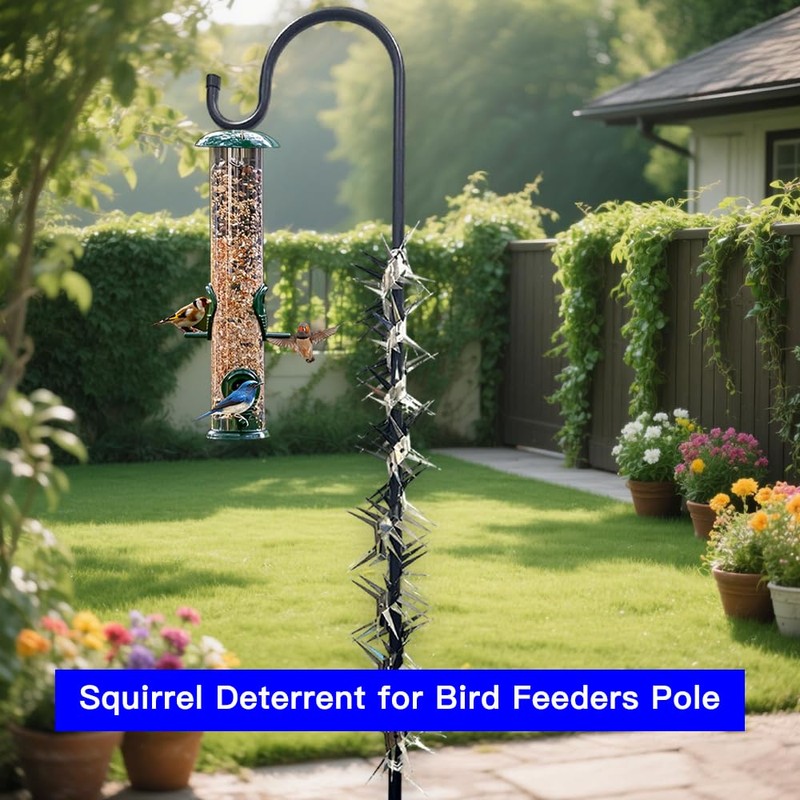 Squirrel Baffle Spikes, Squirrel Deterrent Bird Spikes Effectively Avoid Squirrels,