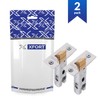 XFORT Tubular Latch, Polished Chrome, Tubular Door Latch for Internal