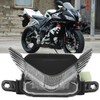 Motorcycle Headlight Transparent Lens Waterproof LED Front Center Lamp Replacement