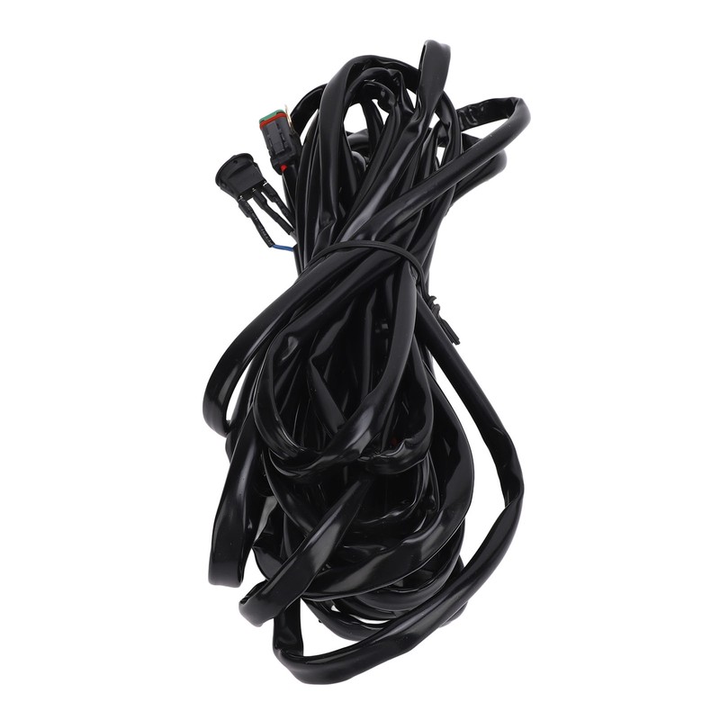 LED Light Bar Wiring Harness 16AWG Heavy Duty DC 12V