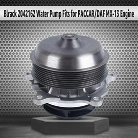 Blrack 2042162PE 2042162 Water Pump Fits for PACCAR/DAF MX-13 CF XF Euro 6 Engine With 112mm impeller 1956779 2042162R