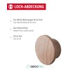 Gedotec Cover Caps Hole Covers Wood for Blind Bore Diameter