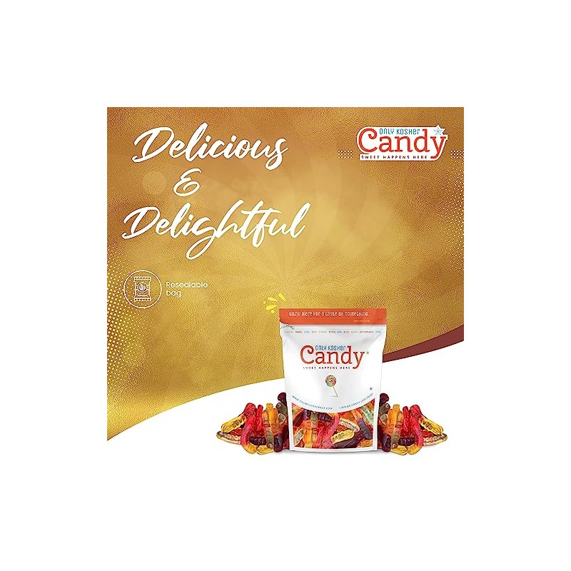 Only Kosher Candy Bulk Haribo Gummy Candy Wummies Flavor, Kosher