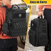 Rexmica Tool Bag Backpack for Men with 3 Tool Pouches,