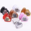 16 Pcs Metal Tins Jar 2 OZ Empty Heart Shaped