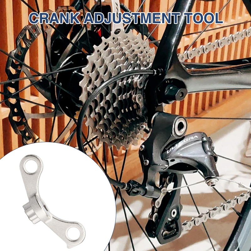 Bettinay Bike Crank Removal Tool, Multifunctional Wrench for Easy Crank