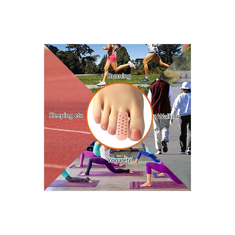 8 個入 足指 キャップ 足指保護キャップ つま先プロテクター 足先のつめ保護 足爪キャップ 通気性