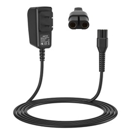 電気かみそり4.3Vアダプター電源コード、フィリップス用シェーバー充電器電源コードA00390フィリップスノレルコワンブレード充電器用4.3V 70mA QP2520 / 90、QP2520 / 70、QP2520/72と互換性があります