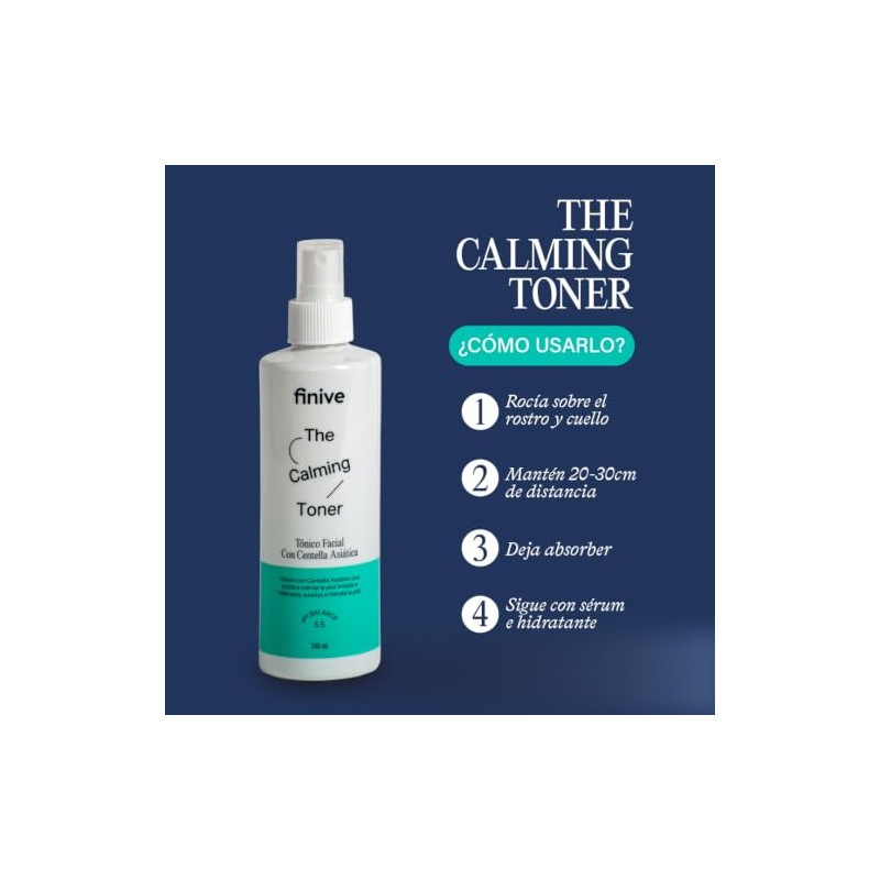 Tónico Facial con Centella Asiática, The Calming Toner, Calma y