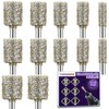 12PCS Diamond Grinding Bit Compatible with Dremel, Stone Carving Set