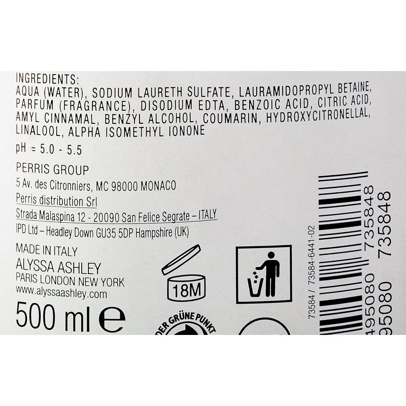 Alyssa Ashley MUSK Bath & Shower Gel 500 ml with