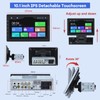 10.1 inch Single Din Car Stereo with CarPlay and Android