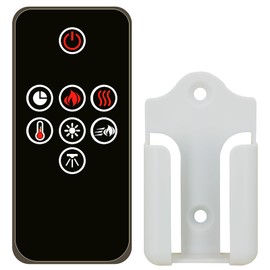 Replacement Remote Control for Napoleon Electric Fireplace W190-0244 NEFB36H-BS-1 NEFB42H-BS-1,with Wall Mounting Bracket