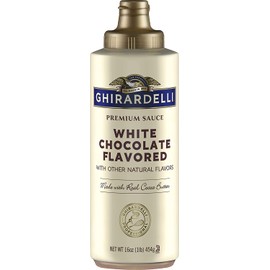 Ghirardelli White Chocolate Sauce 16 oz Squeeze Bottle (Pack of 2)