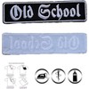 Old School Embroidered Iron on Sew on Patch | Biker