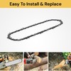 Spendeal [3 Pack] 16 Inch Mini Chainsaw Chain, Replacement Chains