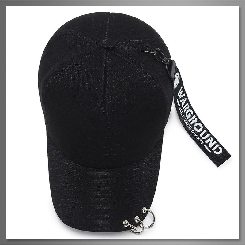 Buzz Selection CAP282 Cap, Hat, Logo, Charm, Ring, Outdoor, Men's,