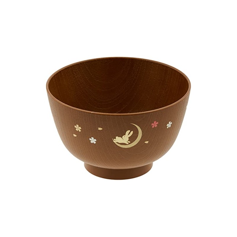 Yamanaka Lacquer M16339-1 Range Kyoto Type Heathered Soup Bowl Moon