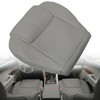 NLQR Replacement Front Seat Cover Gray Microfiber Leather Compatible with