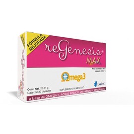 Regenesis Max Suplemento Alimenticio a base de Omega 3 (30 Cápsulas)