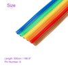 DMiotech 1 Pack 6 Pins IDC Flat Ribbon Rainbow Cable