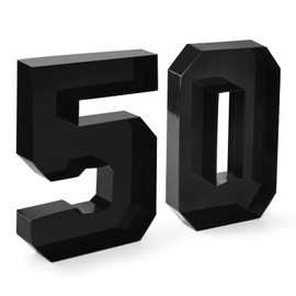 Datyiiha Cardboard Number for Charcuterie 50 Set Fillable Tray 10.2'' Black Charcuterie Paper Box for 50th Birthday Anniversary Party Decorations Chocolate Candy Cupcake Container