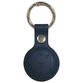 Watanabe MM-6977 Moomin AirTag Case, Navy, 5.9 x 3.9 x 0.8 inches (15 x 10 x 2 cm)