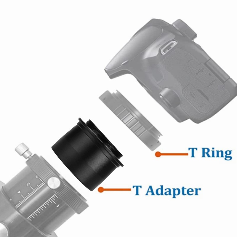 SOLOMARK 2" Telescope Camera Adapter with Filter Threads - to