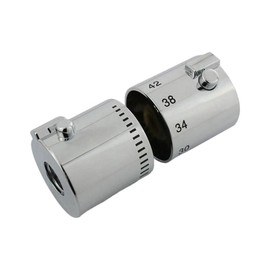 Tiardey Shower Control Handle 1 Pair Water Control Handle Shower Temperature Control Handle Knob Chrome for Bathtub Shower